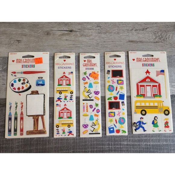 Mrs. Grossman’s Office Scrapbook Stickers Lot School Days Teacher